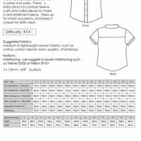 Max Shirt - Kids Paper Sewing Pattern - Two Stitches Patterns