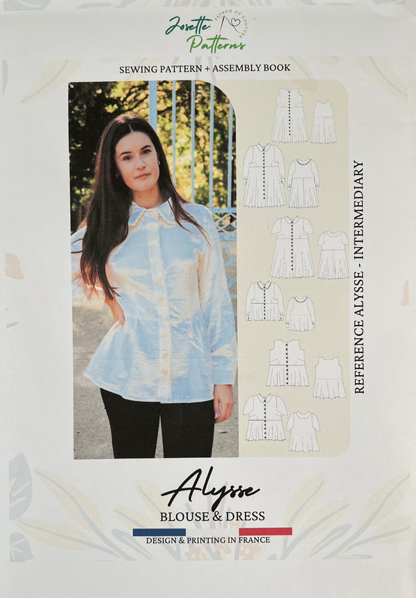 Alysse - Womens Top / Dress- Josette Patterns