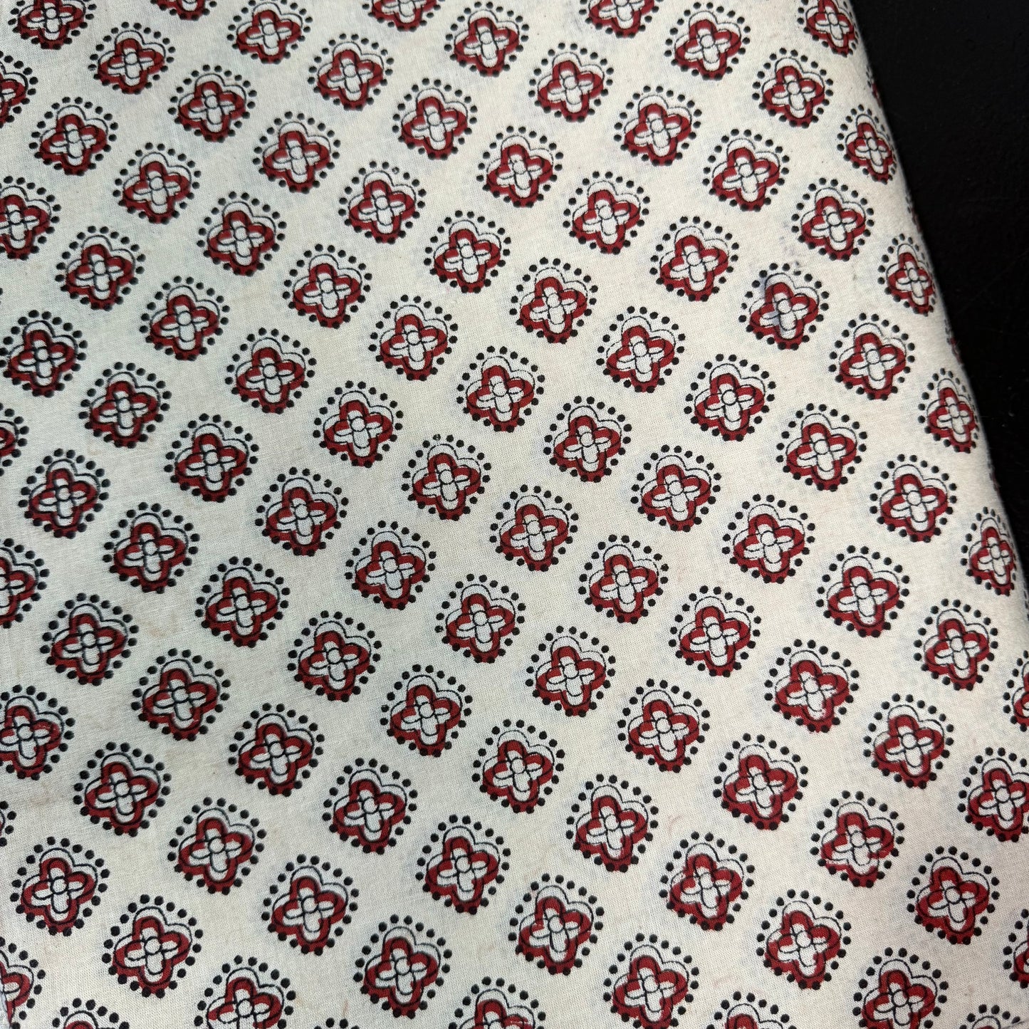 Gulab Jaal - Bagru Indian Cotton Block Print