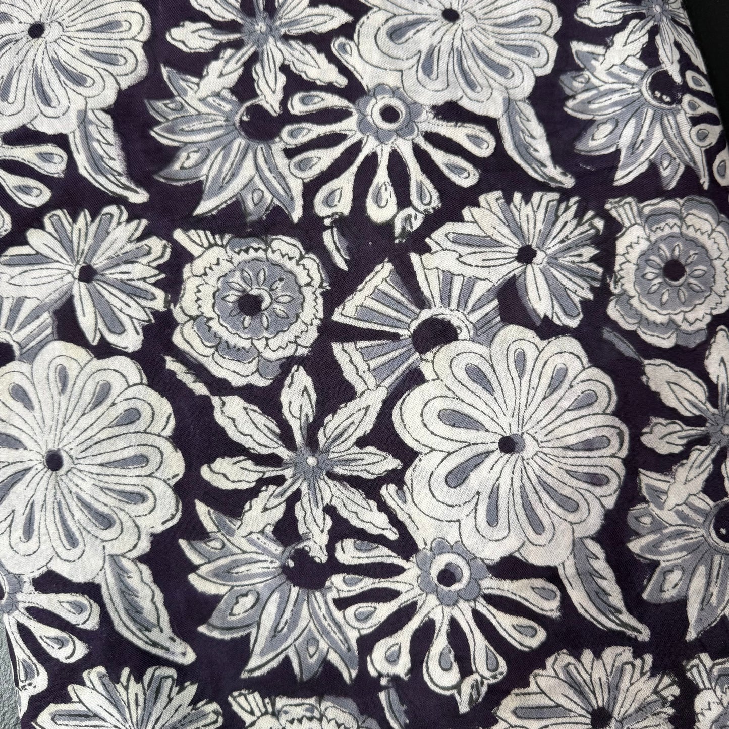 Indigo Dust - Bagru Indian Cotton Block Print