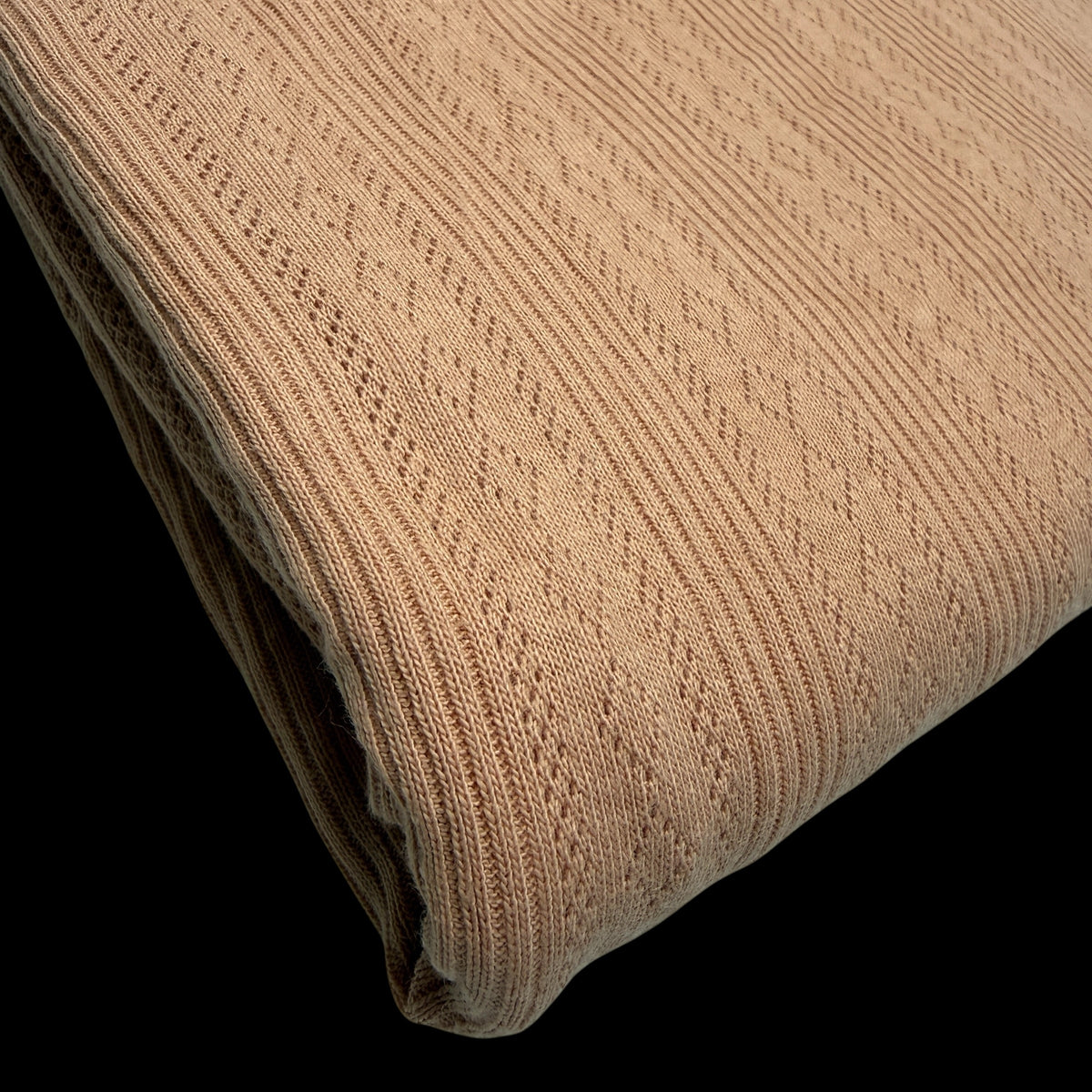 Vintage Garden Organic Cotton Pointelle - Dusty Apricot