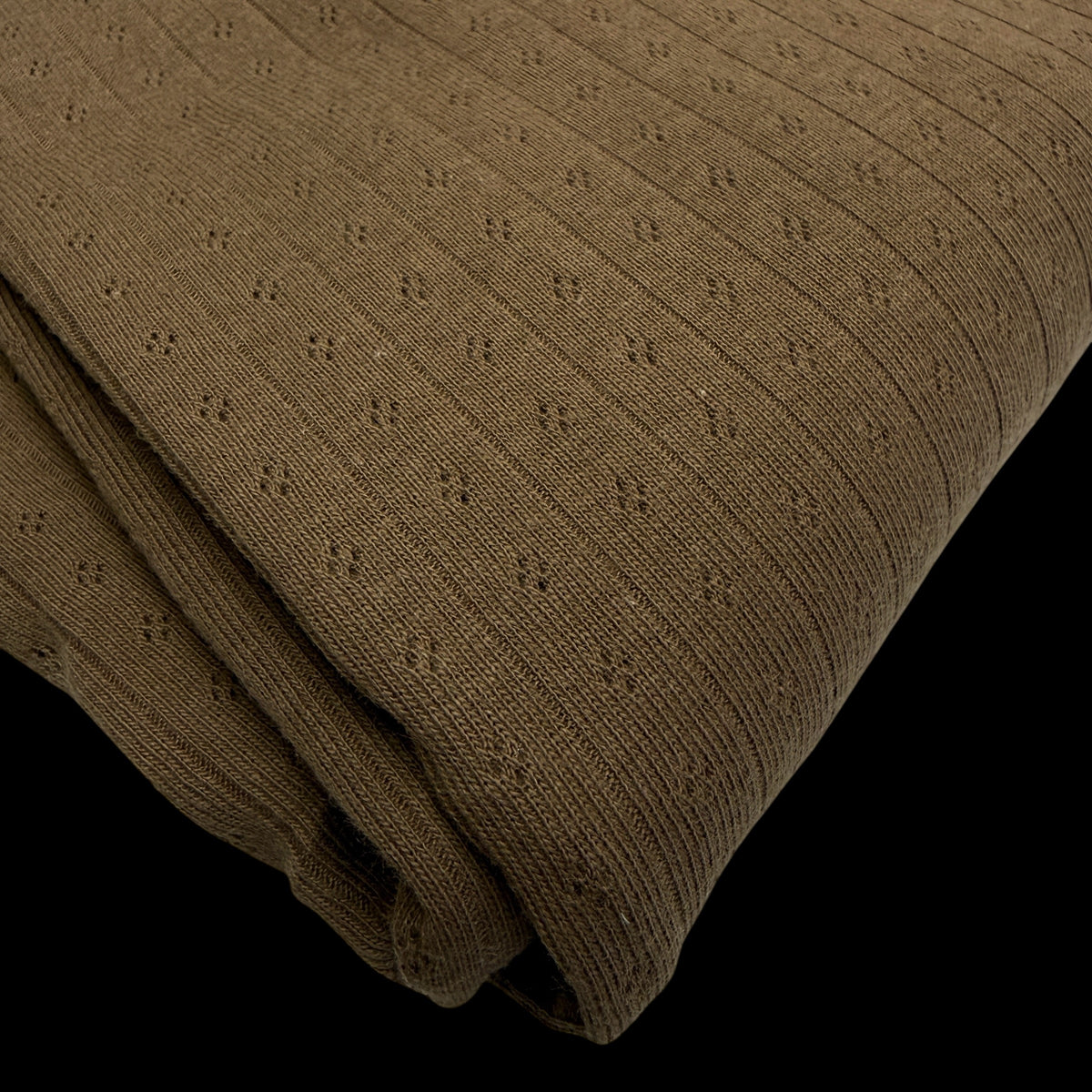 Keepsake Organic Cotton Pointelle - Walnut