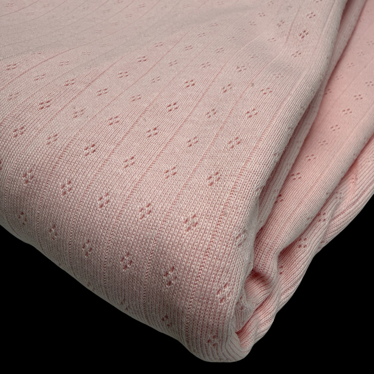 Keepsake Organic Cotton Pointelle - Pretty Pink