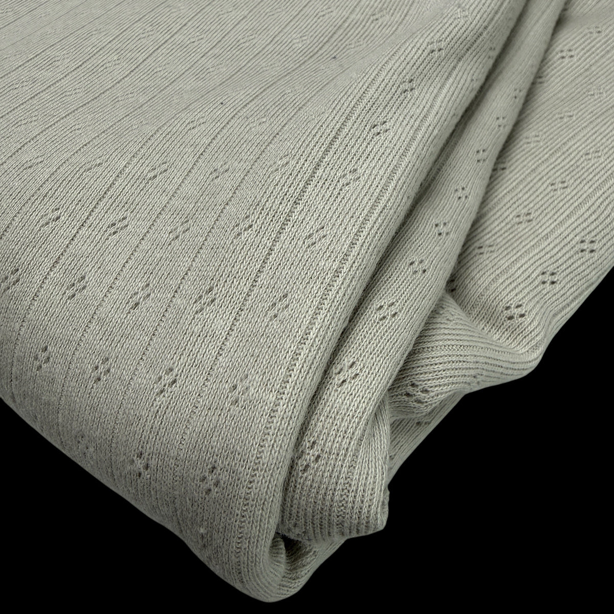 Keepsake Organic Cotton Pointelle - Mineral Grey