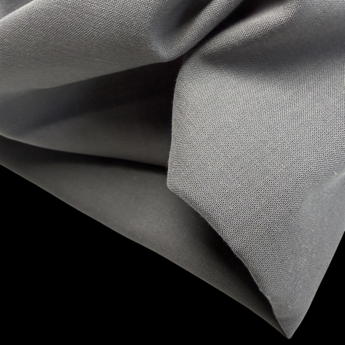 Organic Cotton Voile - 75 gsm - Grey