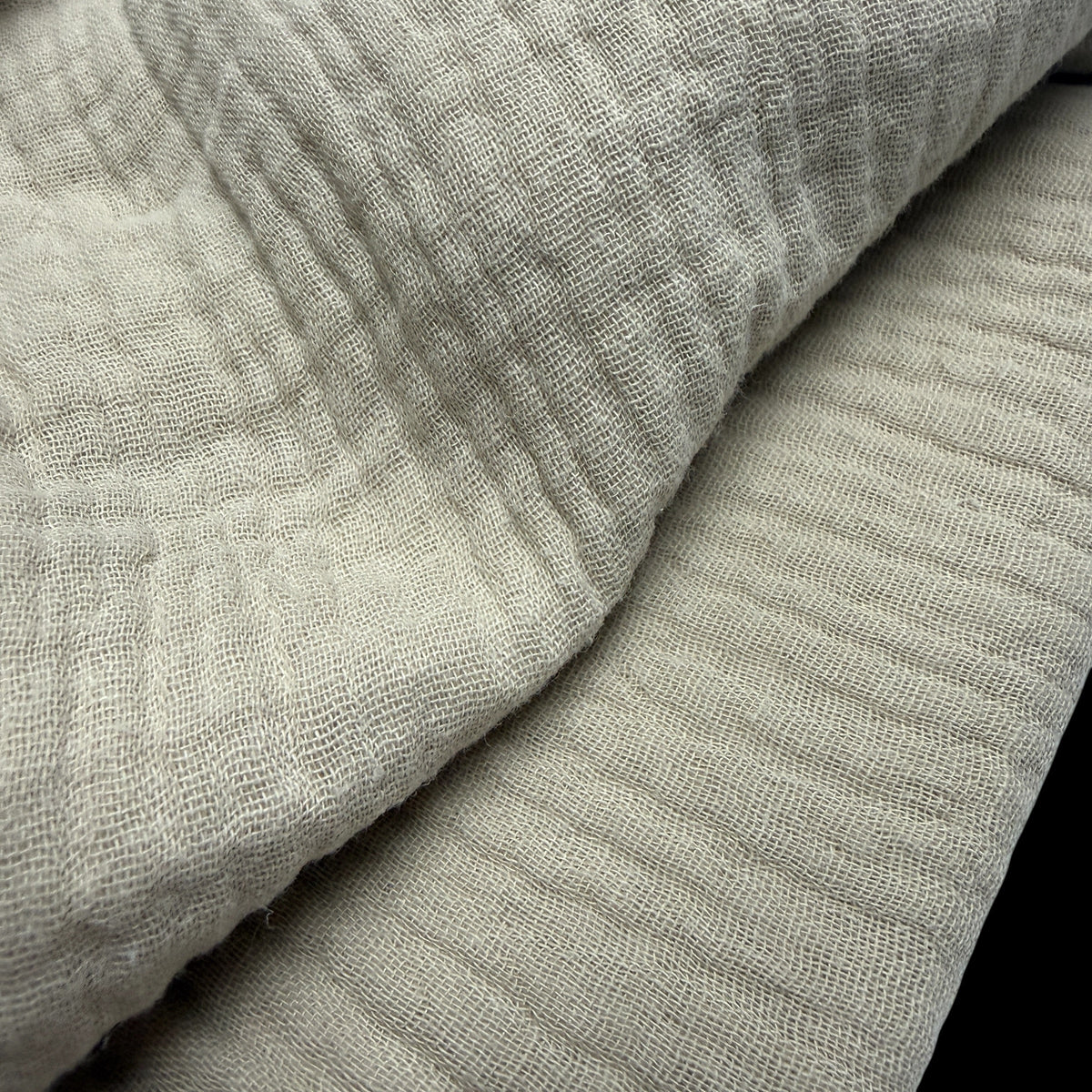 Organic Cotton Double Gauze - 120 GSM - Oatmeal