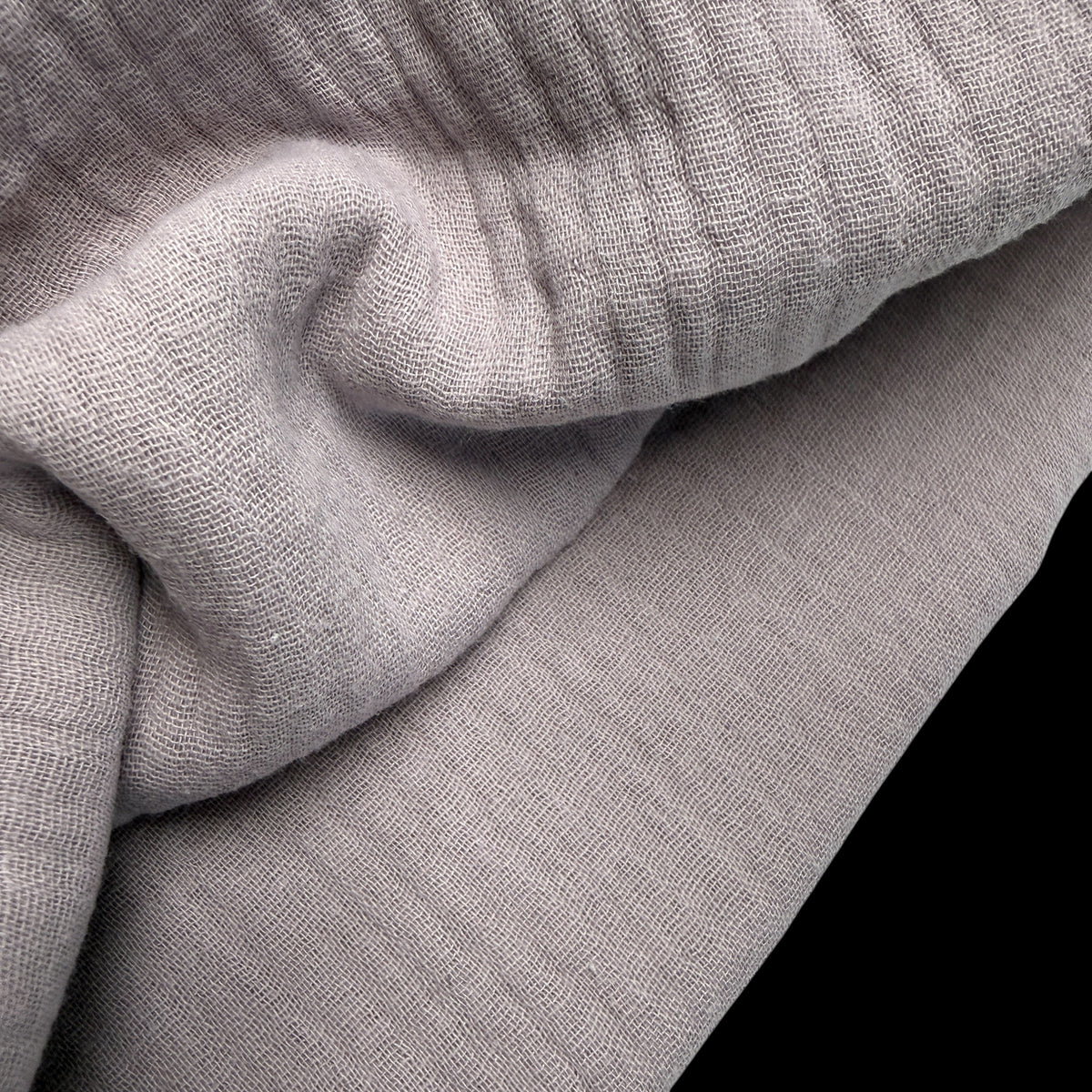 Organic Cotton Double Gauze - 120 GSM - Smokey Lilac