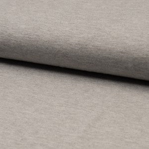 Bamboo Stretch Jersey - European Import - Oeko - Tex® - Light Grey Melange - Simplifi Fabric