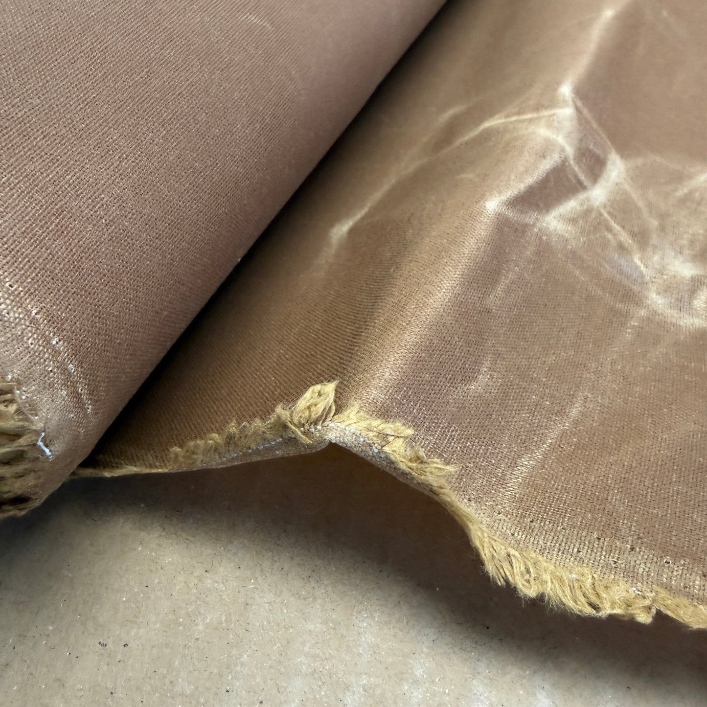 Bees Waxed 100% Cotton Canvas 6 oz. - Warm Tan - Simplifi Fabric