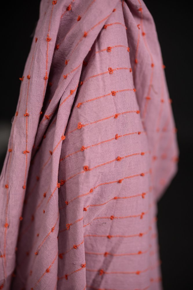 Berry Marmalade Loopy Indian Cotton - Merchant & Mills - Simplifi Fabric