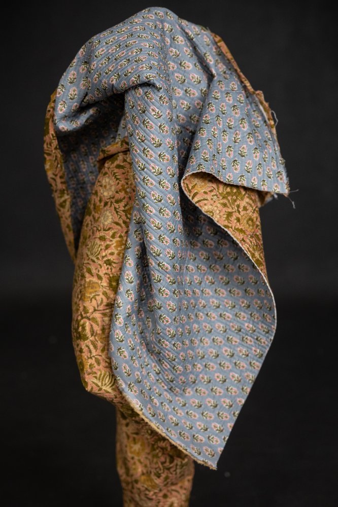 Maricel Pinks/Phoebe Blues Quilt Indian Cotton - Merchant & Mills - Simplifi Fabric