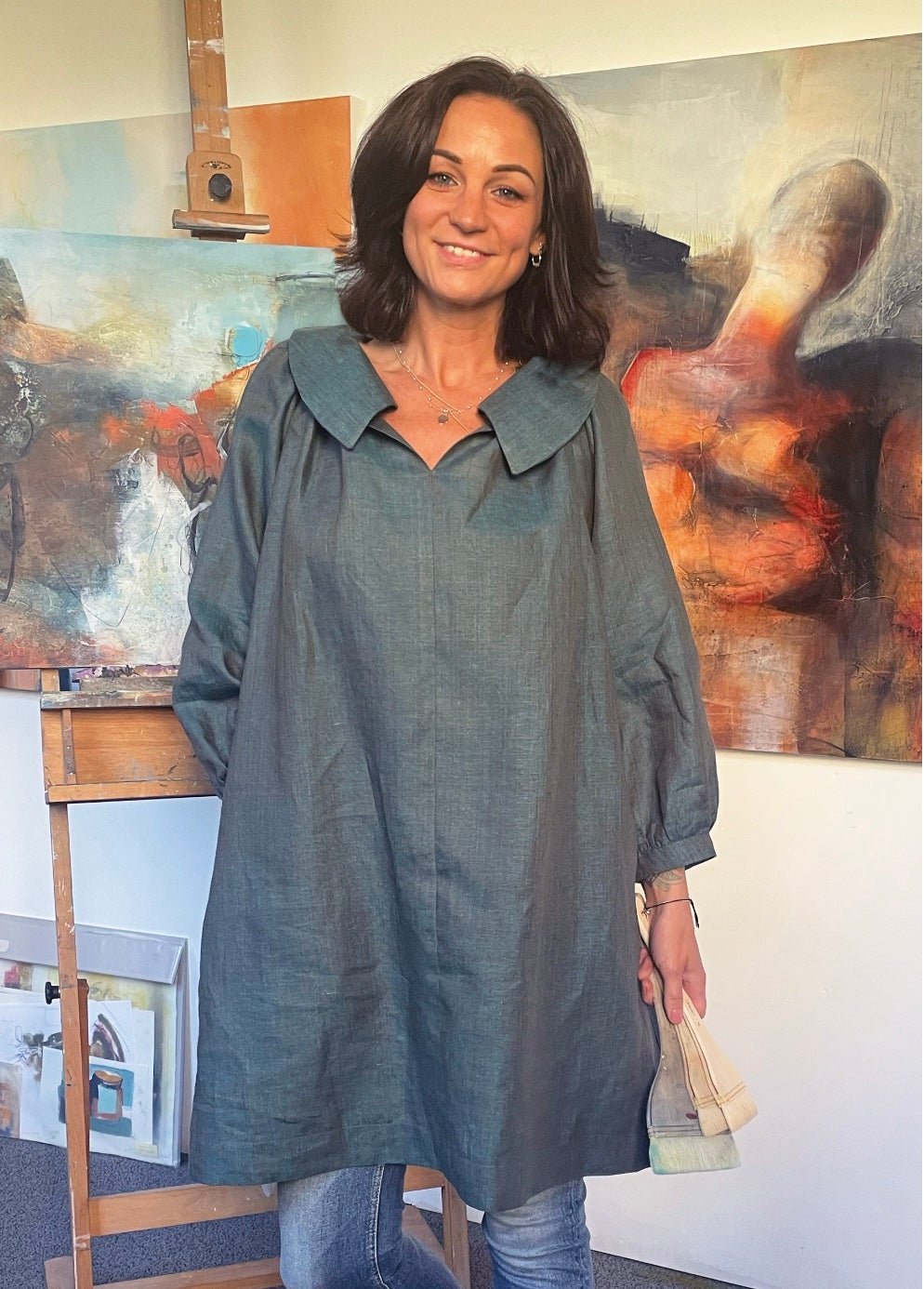 Riley Smock - Paper Sewing Pattern - Sew Different - Simplifi Fabric