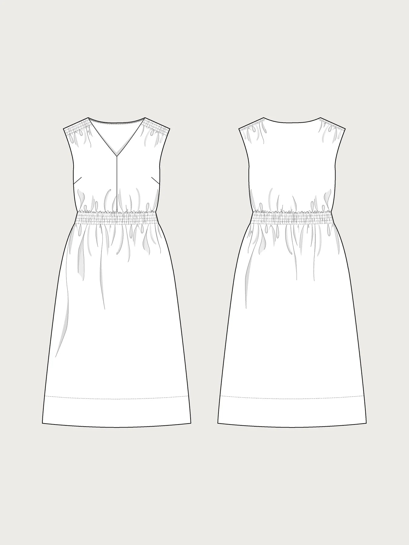 Smocked Dress Pattern - The Assembly Line - Simplifi Fabric
