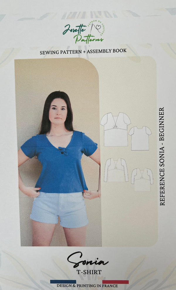 Sonia - Womens T-Shirt - Josette Patterns
