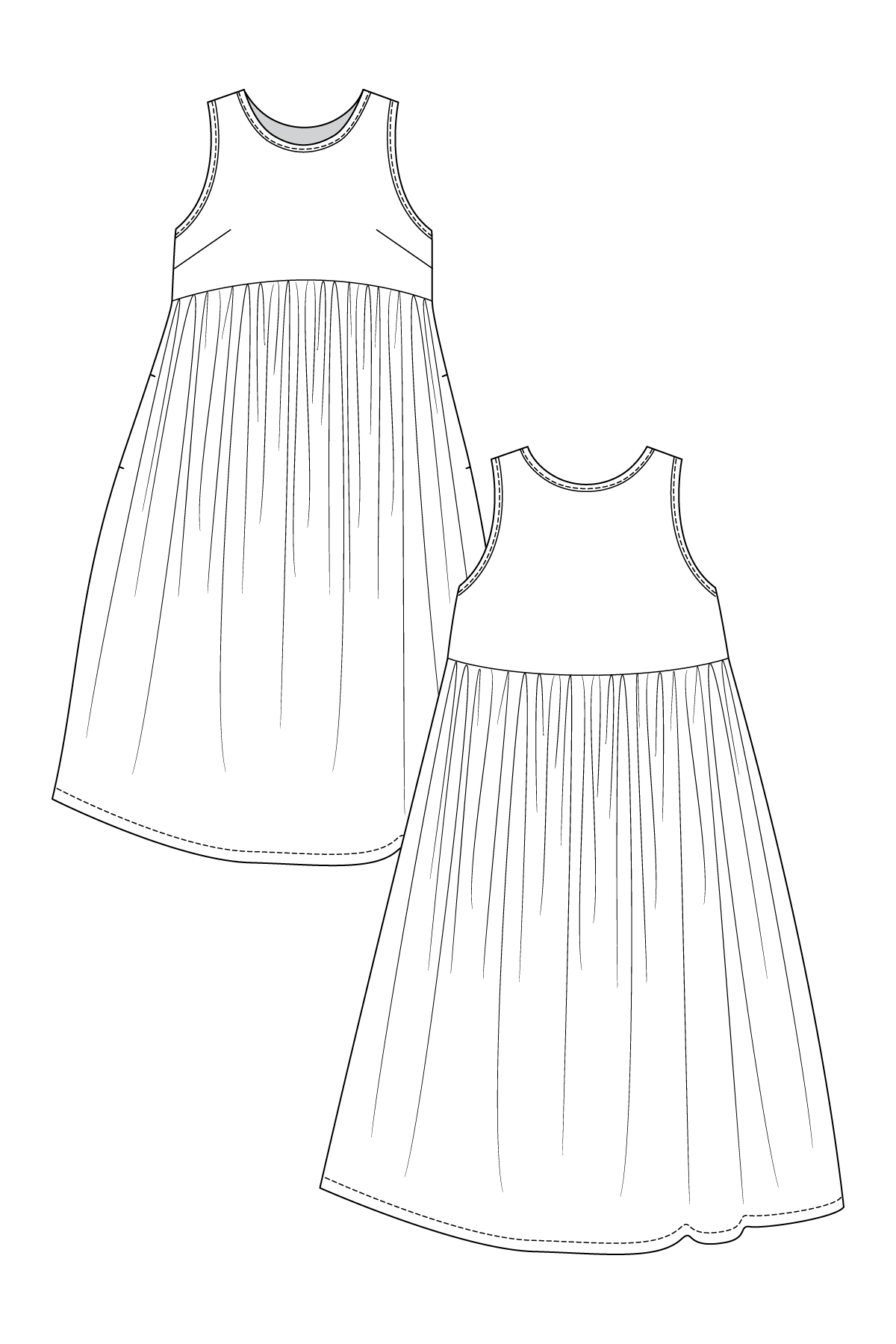 Taimi Dress & Top - PDF Pattern - Named Clothing - Simplifi Fabric