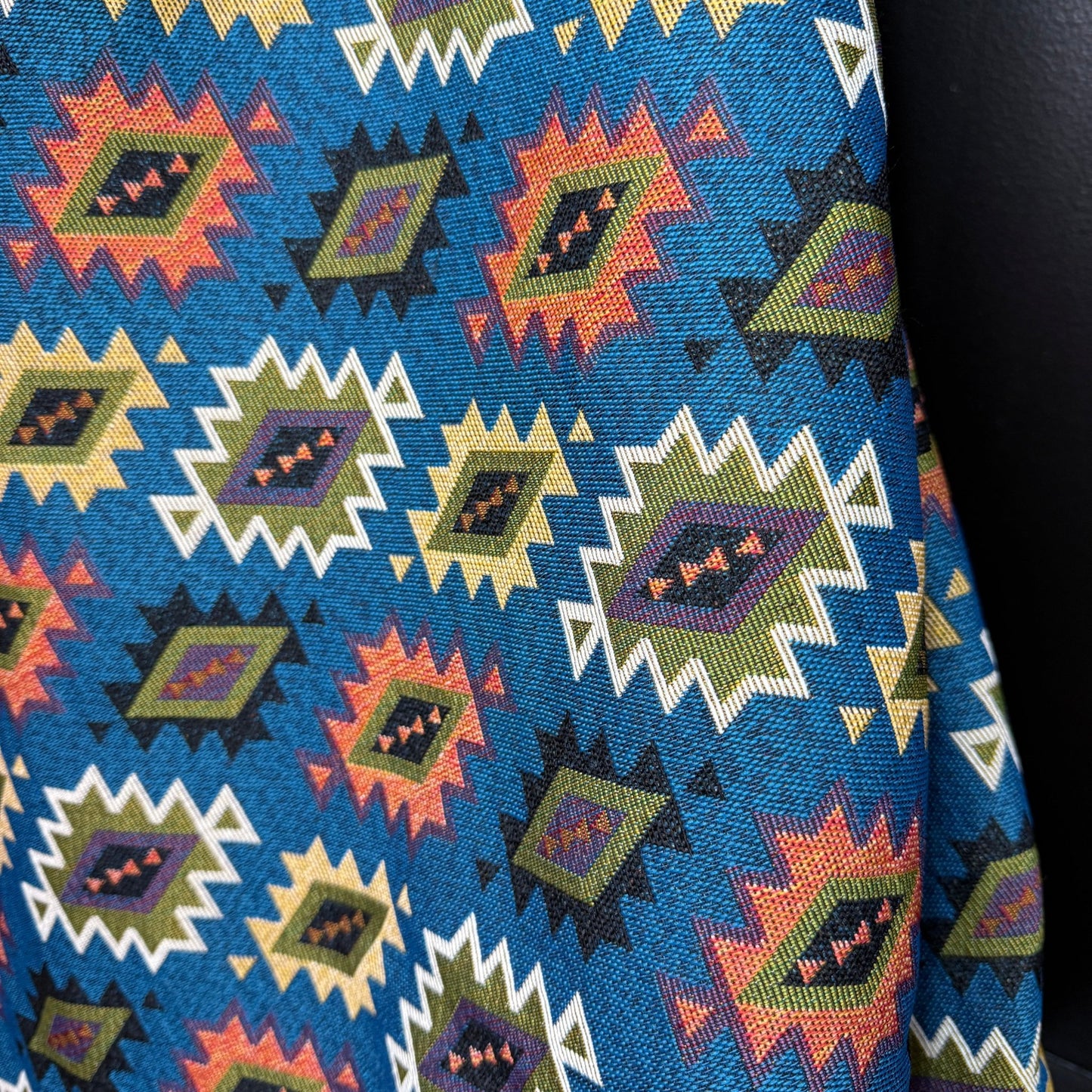 The Desert Mesa Collection - Jacquard Tapestry - Ocean Blue - Simplifi Fabric