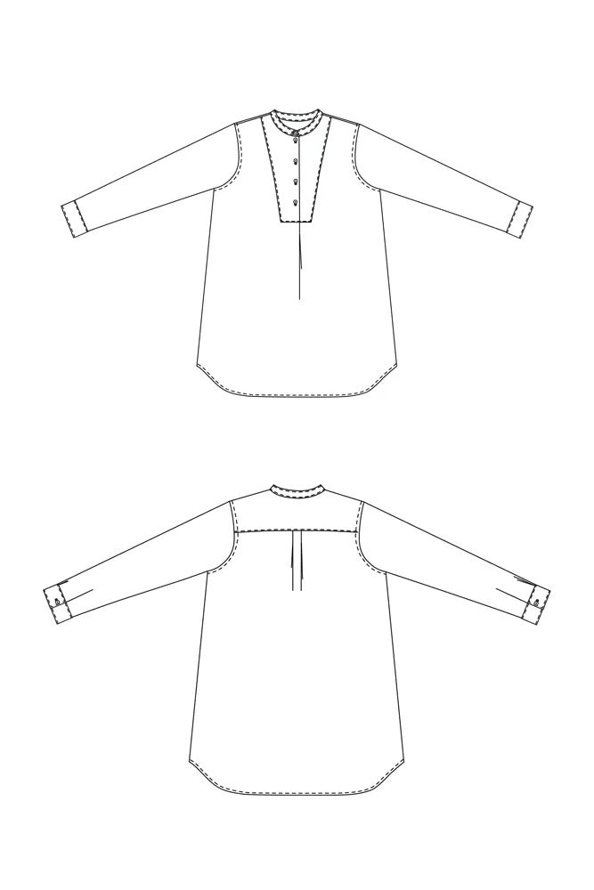 The Niven Classic Shirt Dress PDF Pattern - Merchant & Mills - Simplifi Fabric