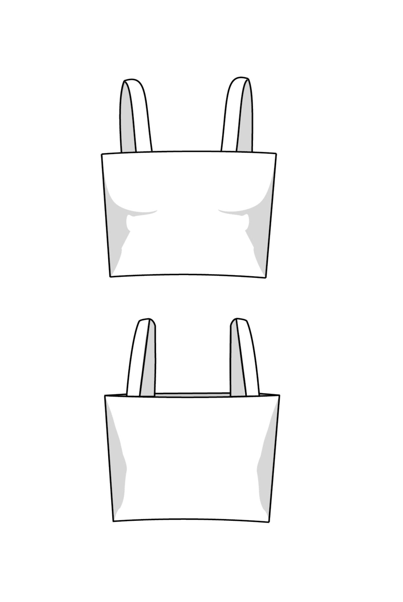 The Xenia Top - Paper Sewing Pattern - Juliana Martejevs - Simplifi Fabric