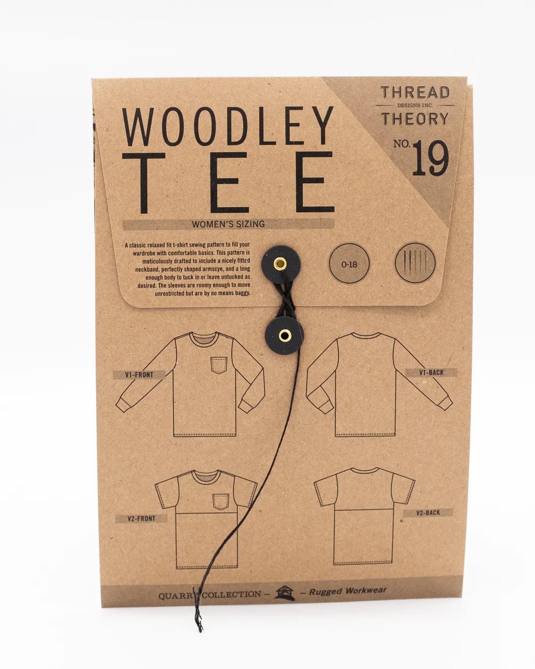 Woodley Tee WOMENS Pattern - Thread Theory - Simplifi Fabric