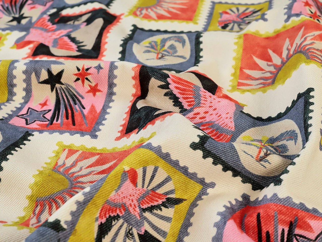 Yoko Denim - Ivory - Oeko - Tex 100 - Fabric Godmother - Simplifi Fabric