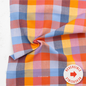 1" Happy Checkers - Cornucopia - Fine & Dandy - Fableism Supply Co. - Simplifi Fabric