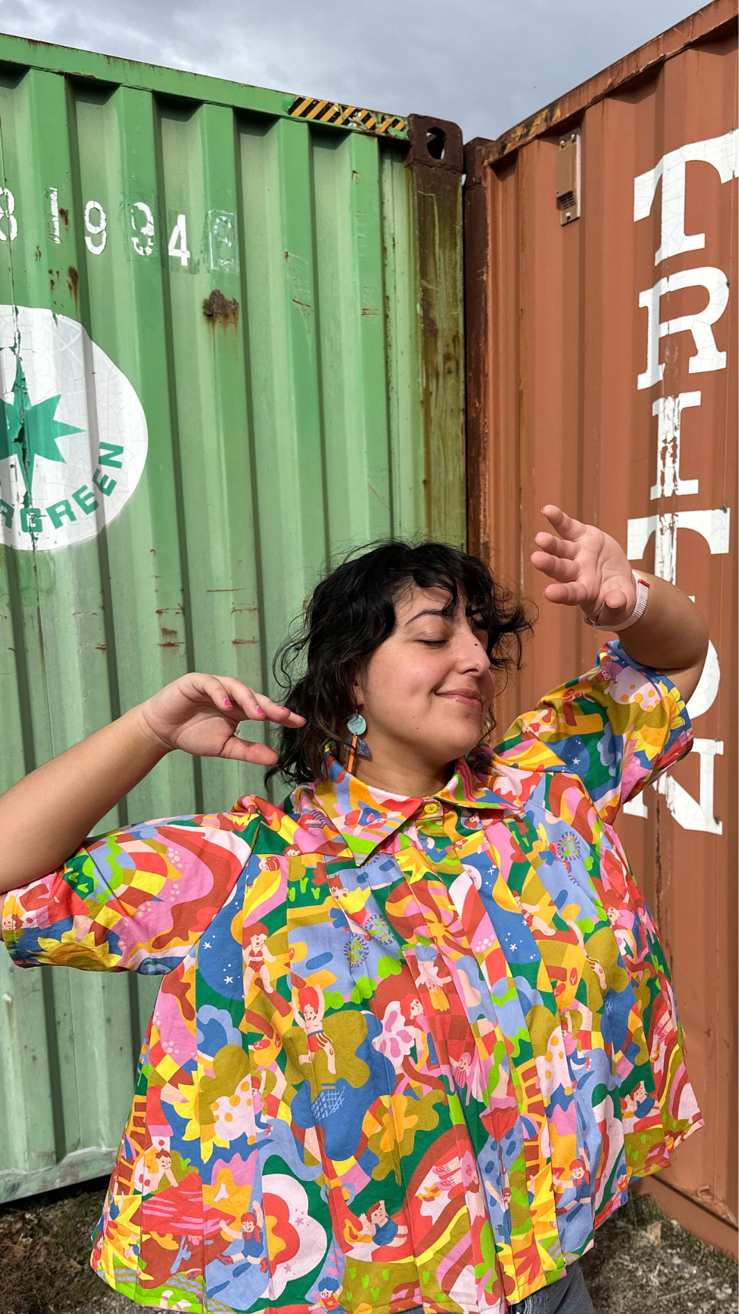 Panini Pleated Shirt PDF Sewing Pattern - Sew Like Shop