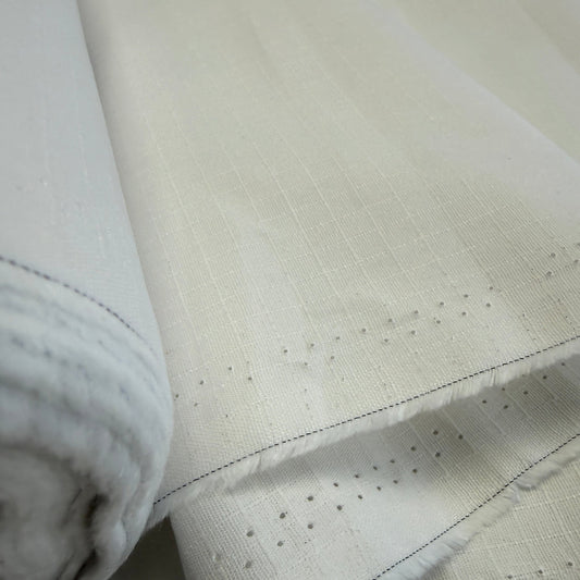 100% Cotton Ripstop (approx. 7.67oz/260 GSM) - White - Simplifi Fabric