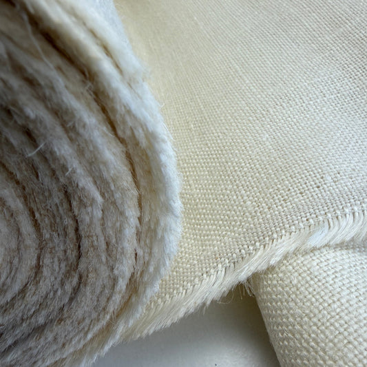 100% Jute - 395 GSM - Winter Cream - Simplifi Fabric