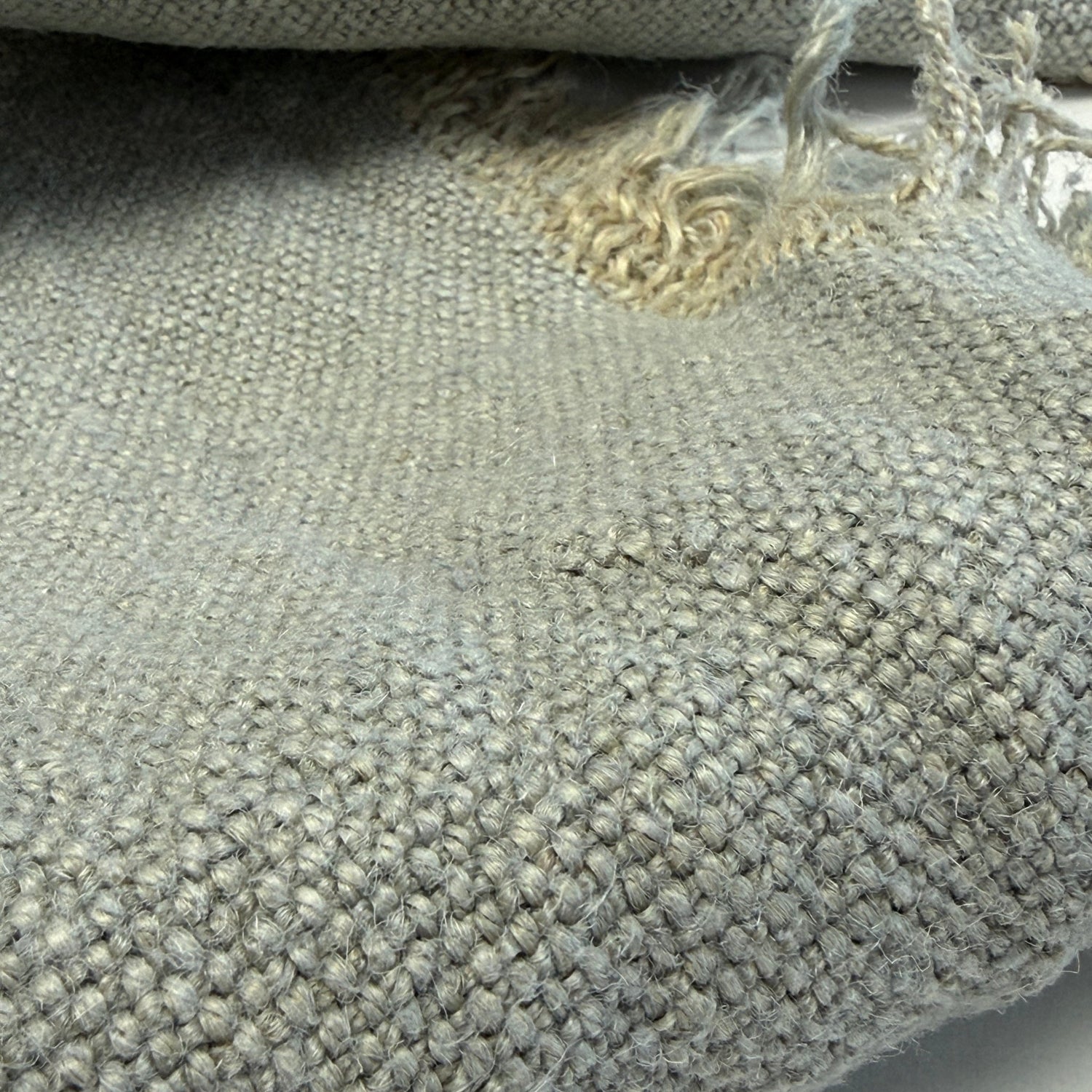 100% Washed Jute - Heavyweight - Cool Mint - Simplifi Fabric