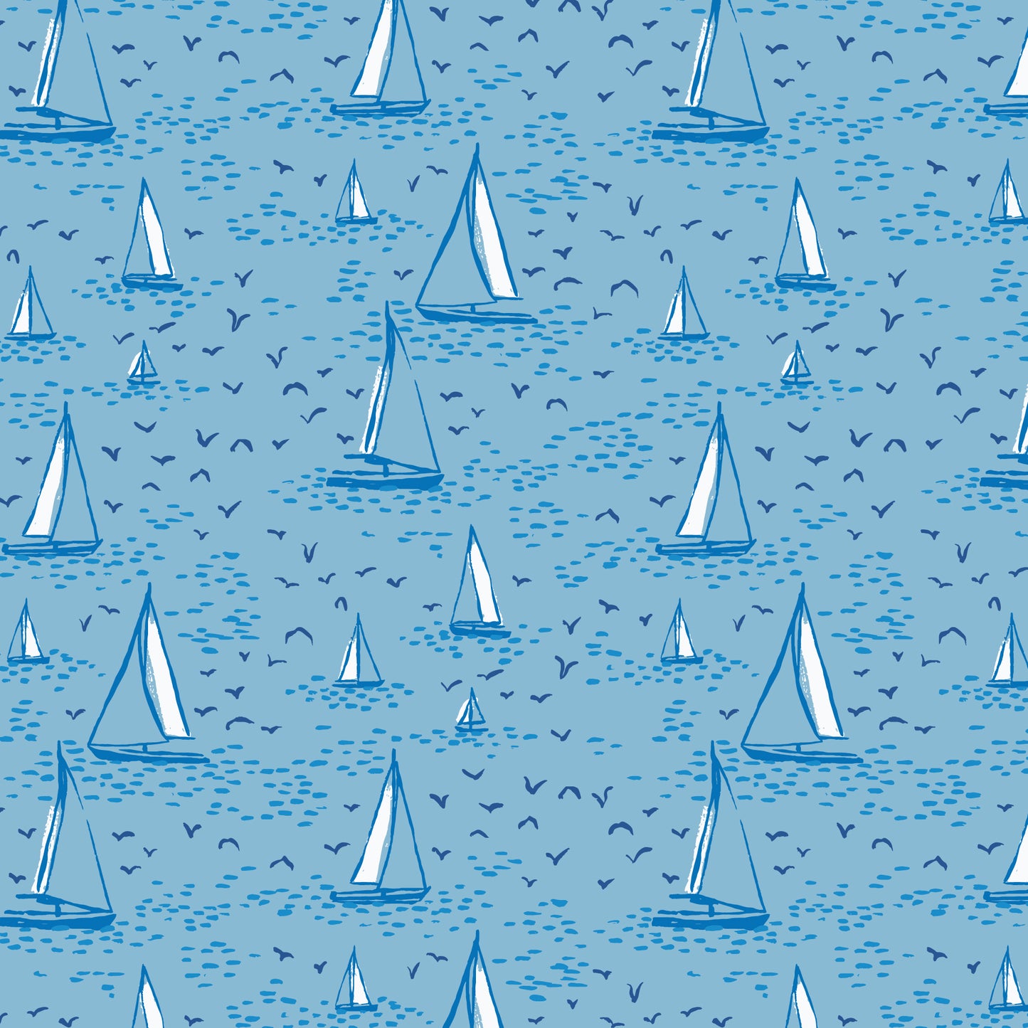Regatta Day - Nice Nice - Emily Taylor - Cloud 9 Fabrics - Poplin