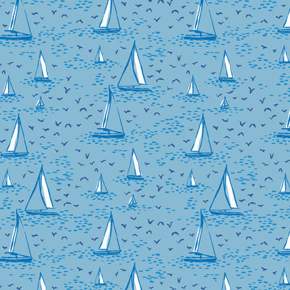 Regatta Day - Nice Nice - Emily Taylor - Cloud 9 Fabrics - Poplin