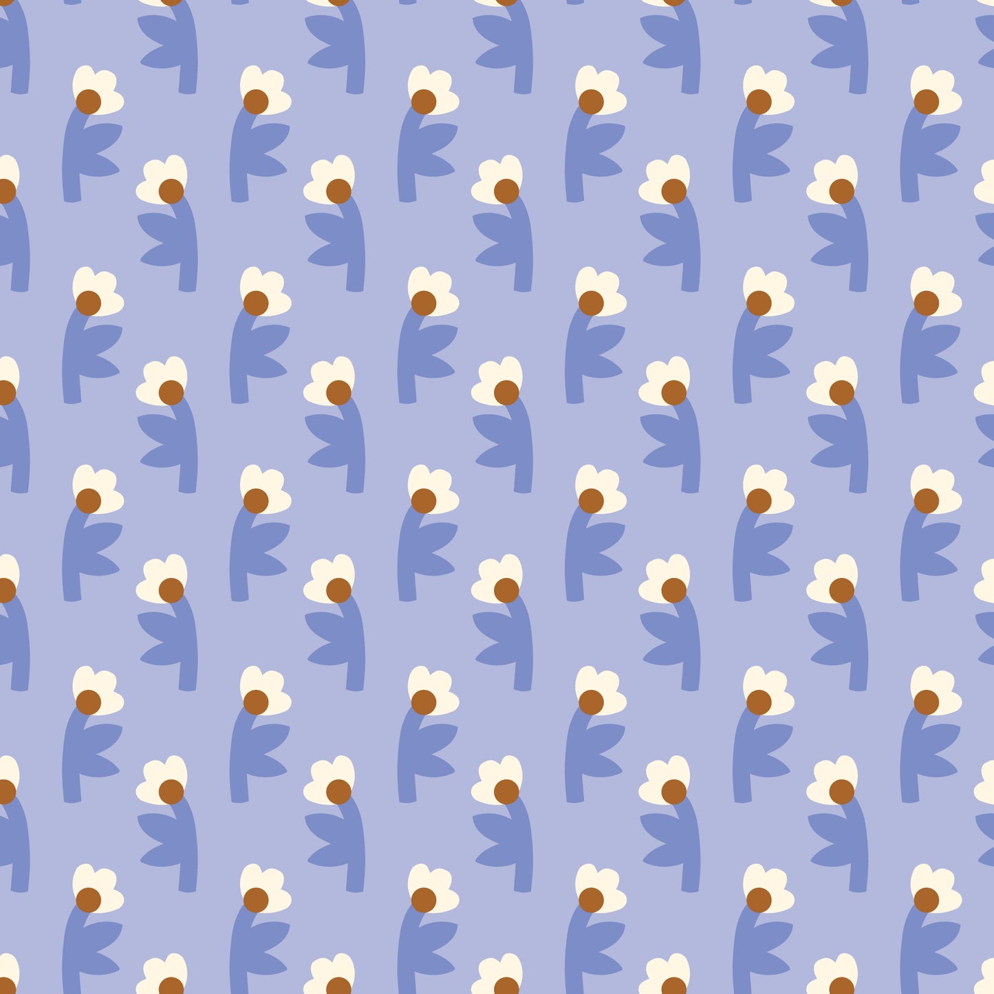 Evening Bloom - Blue - Firefly Moon - Leah Duncan - Cloud 9 Fabrics - Poplin