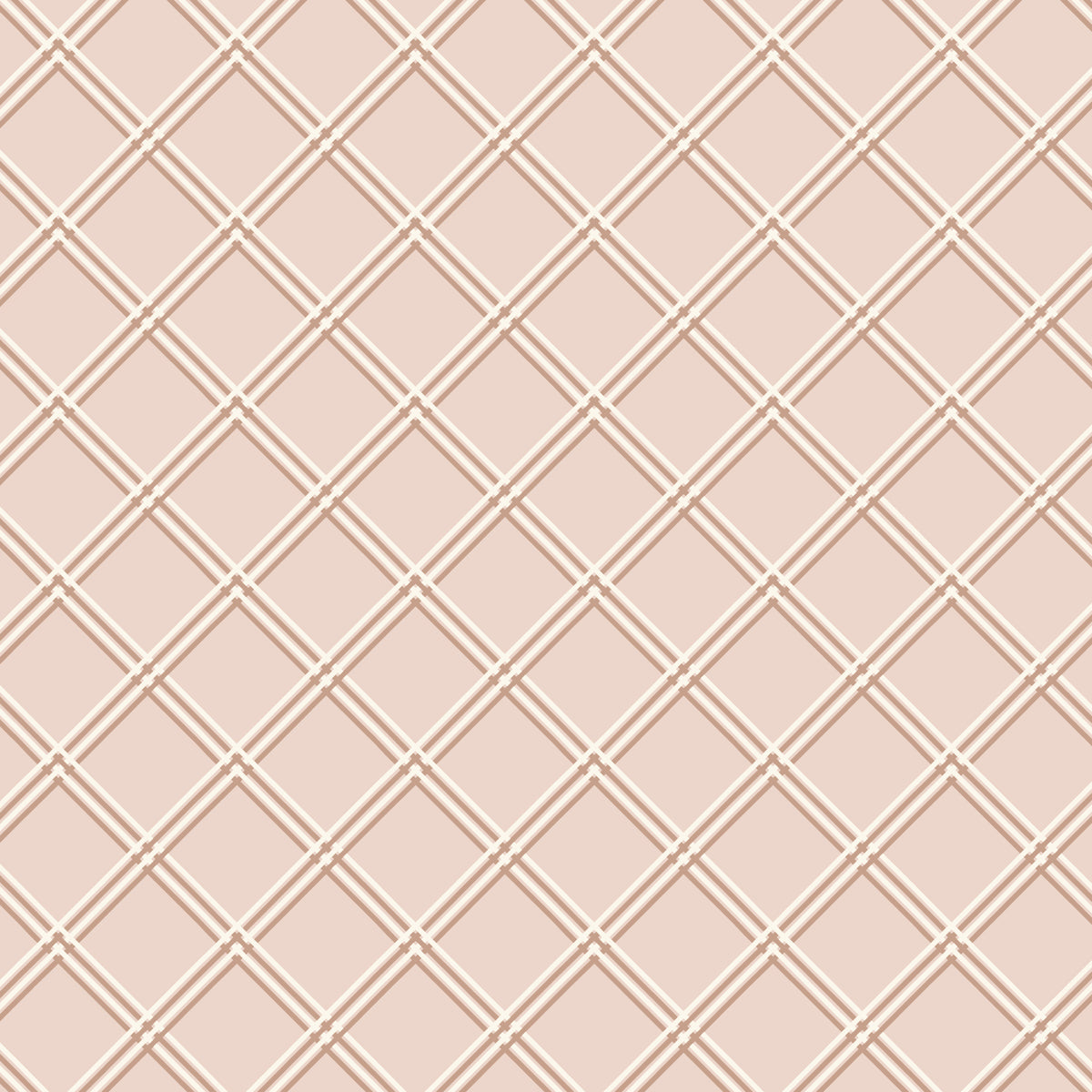 Landed Window - Blush - Lisee Ree Designs - Midwinter Memories - Cloud 9 Fabrics - Organic Cotton Poplin