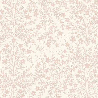 Snowlace - Blush - Lisee Ree Designs - Midwinter Memories - Cloud 9 Fabrics - Organic Cotton Poplin