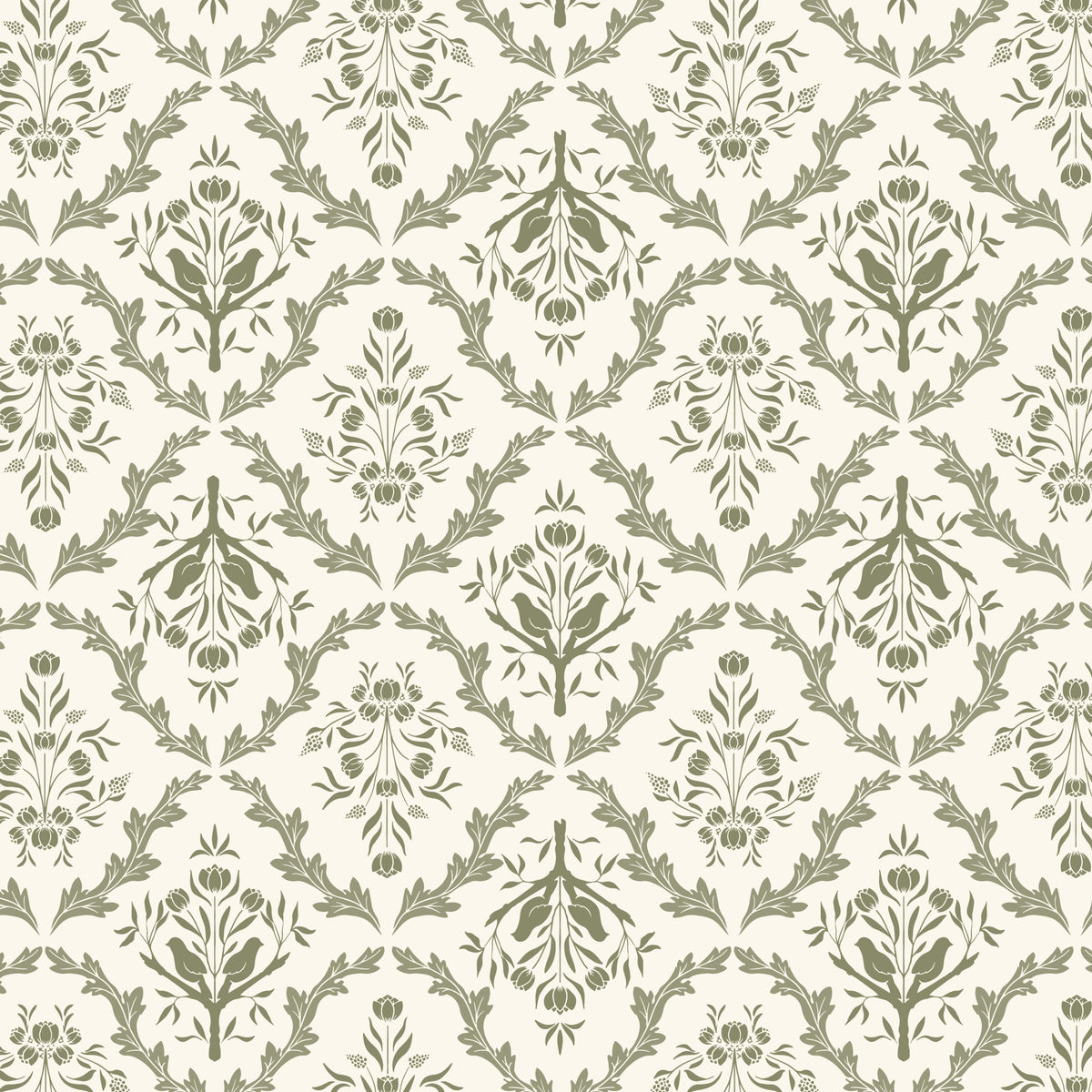 Silent Perch - Lisee Ree Designs - Midwinter Memories - Cloud 9 Fabrics - Organic Cotton Poplin