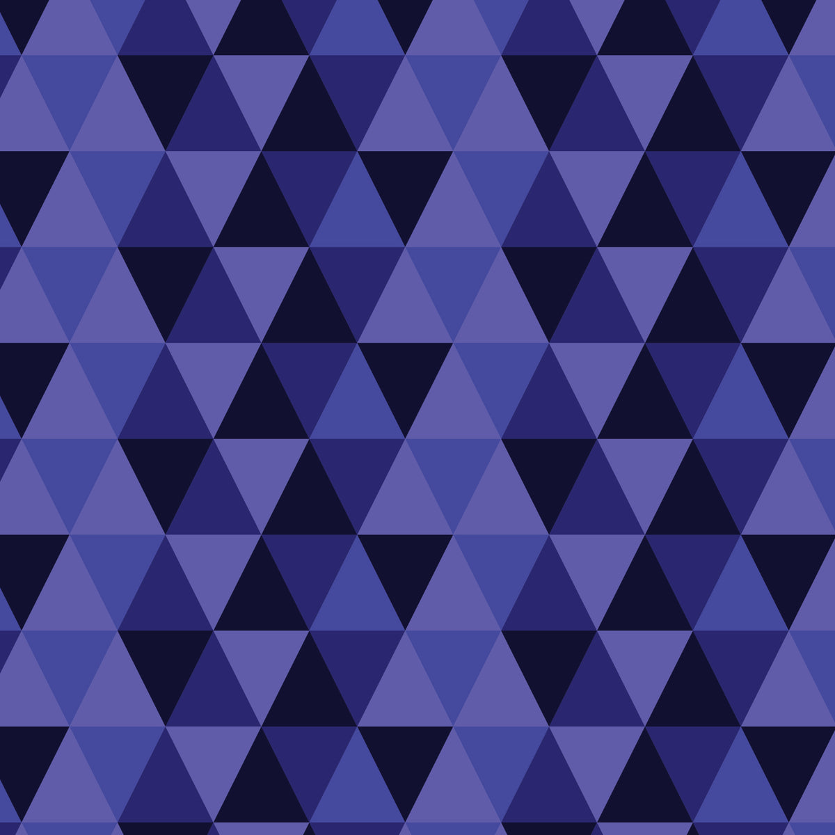 Triangles - Navy/Blue - Jojulein Design - Foxwood - Cloud 9 Fabrics - Organic Cotton Poplin