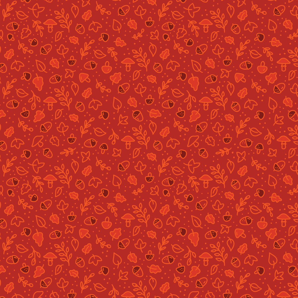 Forest Floor - Jojulein Design - Foxwood - Cloud 9 Fabrics - Organic Cotton Poplin