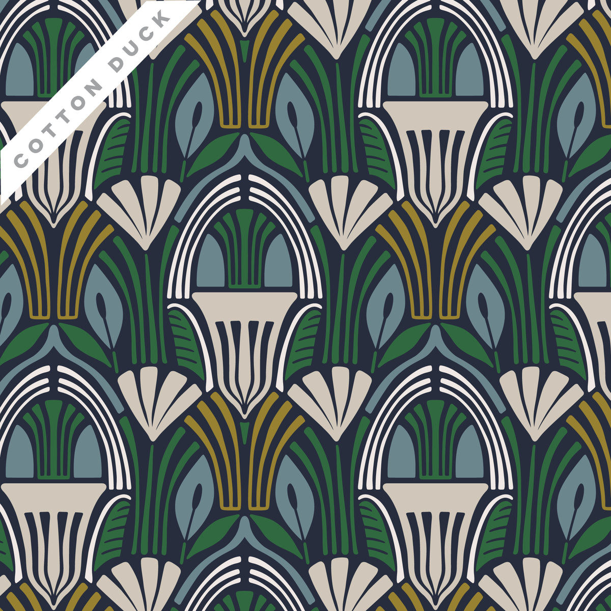 Rania - Amy MacCready - Elegant Estuaries - Cloud 9 Fabrics - Duck Canvas