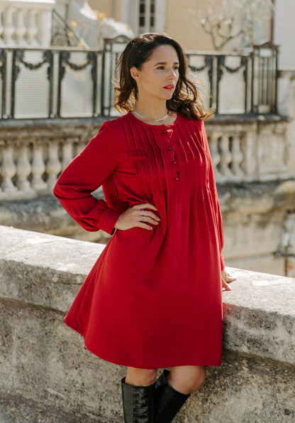 Atlas Shirt Dress Blouse Paper Sewing Pattern - Maison Fauve
