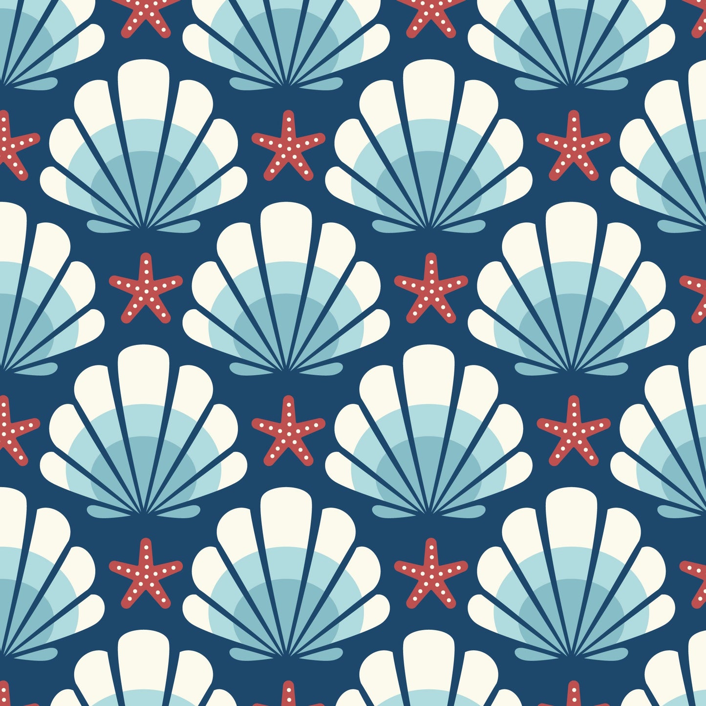 3132 - Ocean Motion - Roucoucou - Cloud 9 Fabrics - Poplin - Simplifi Fabric