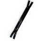 5 Water Resistant 13" Black Reverse Coil Zipper with Two Sliders - YKK Style - Simplifi Fabric