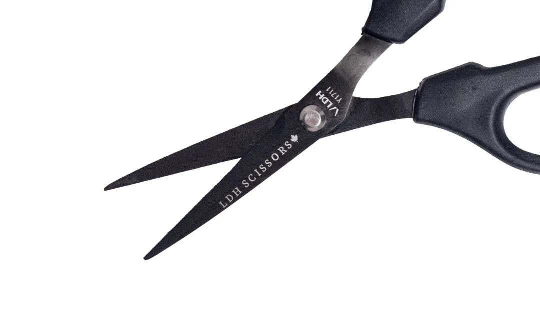 6.5" Midnight Edition Soft - handled Craft Scissors - LDH Scissors - Simplifi Fabric