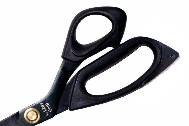 9" Midnight Edition Ergonomic Scissors - LDH Scissors - Simplifi Fabric