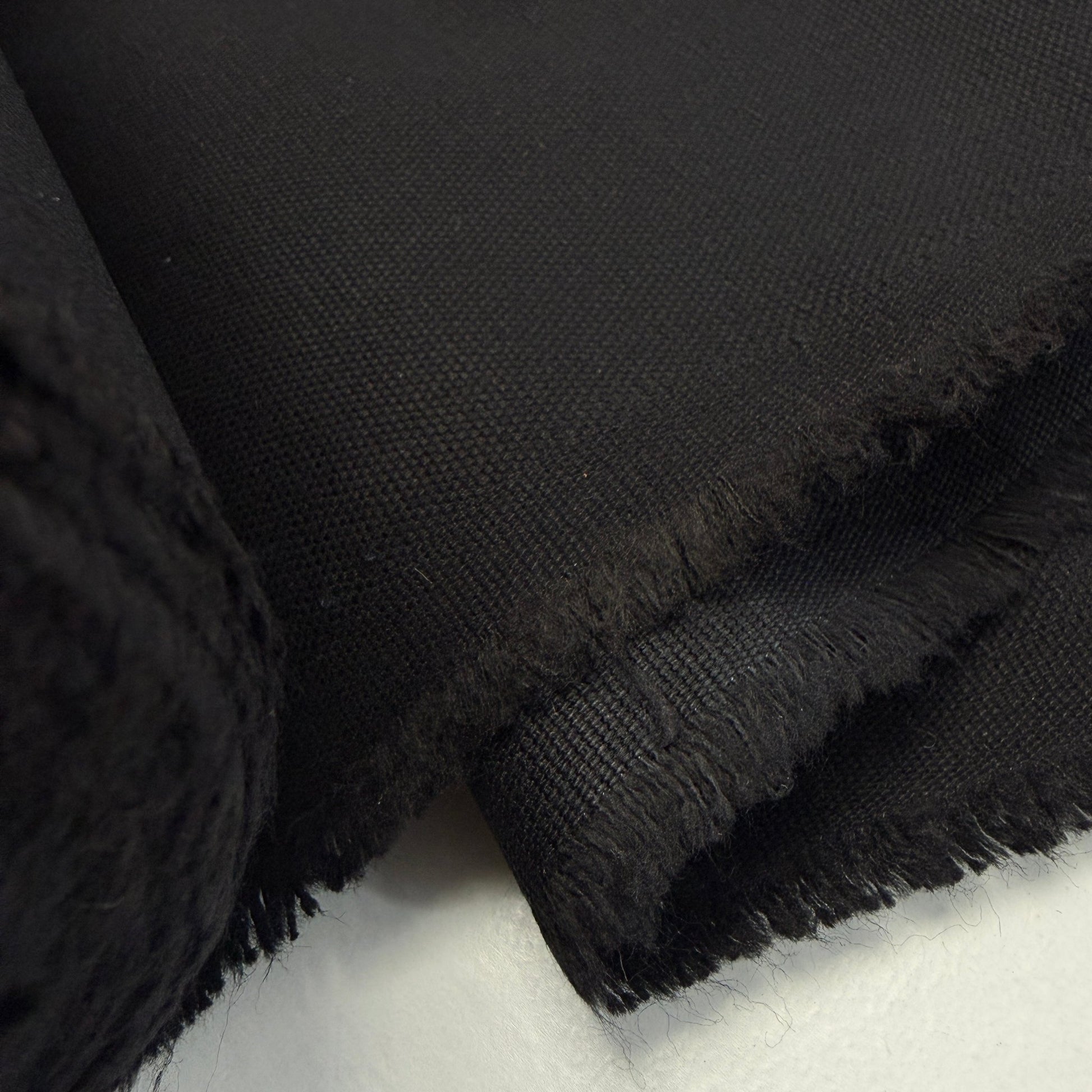 9 oz. Washed Cotton Canvas - Black - Simplifi Fabric