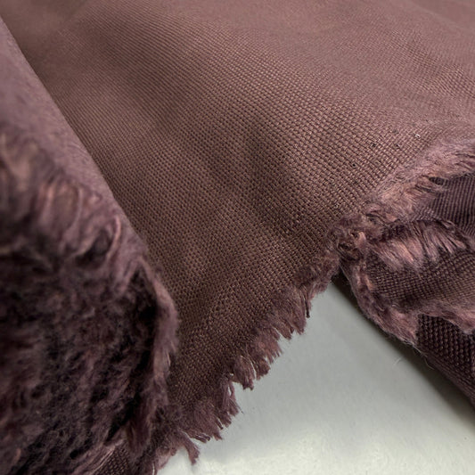 9 oz. Washed Cotton Canvas - Mulberry - Simplifi Fabric