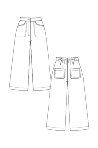 Aina Trousers & Culottes - PDF Pattern - Named Clothing