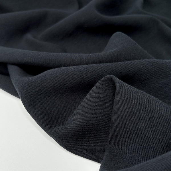 Linen Organic Cotton Twill - Black