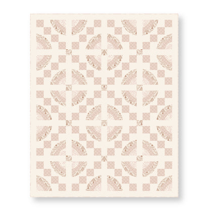 Hushed Rows - Lisee Ree Designs - Midwinter Memories - Cloud 9 Fabrics - Organic Cotton Poplin
