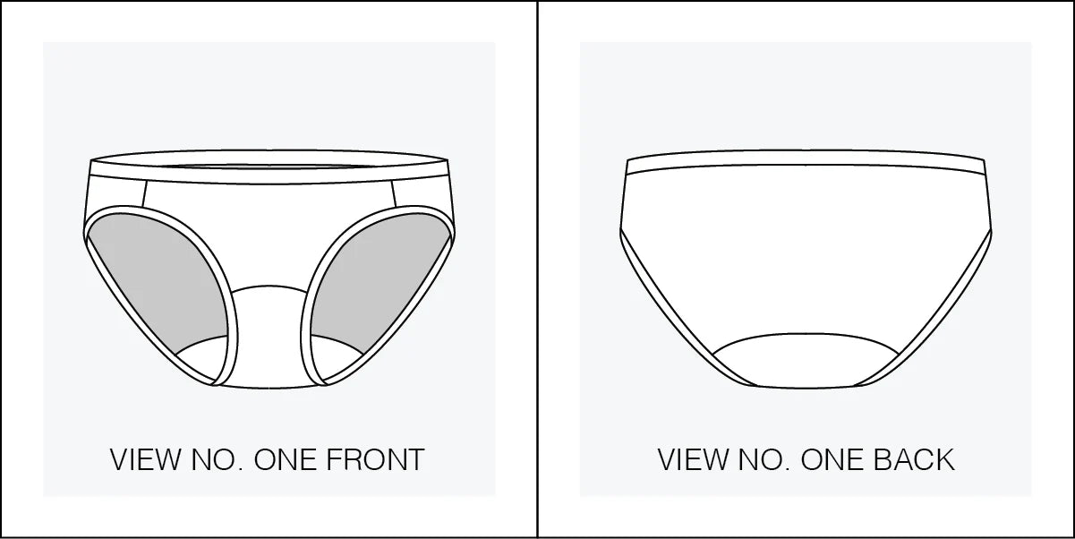 Arccos Undies - Paper Sewing Pattern - Sophie Hines