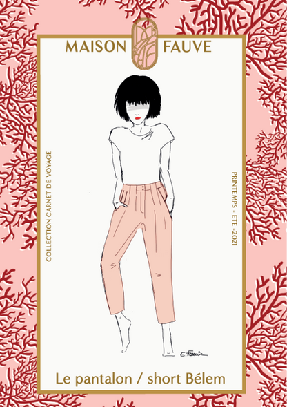 Belem Trousers Paper Sewing Pattern - Maison Fauve